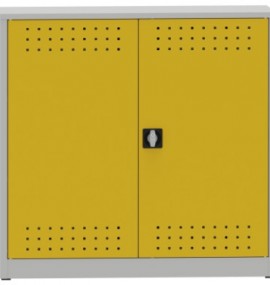 Svařovaná skříň pro uskladnění nebezpečných látek-žlutá