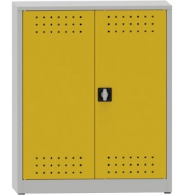 Svařovaná skříň pro uskladnění nebezpečných  látek-žlutá